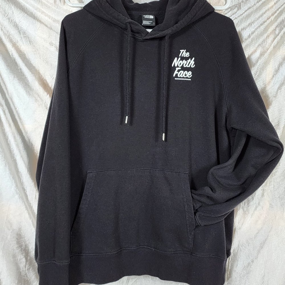 Women's size Large Black Pullover The North Face Graphic Hoodie - Great Cond!
